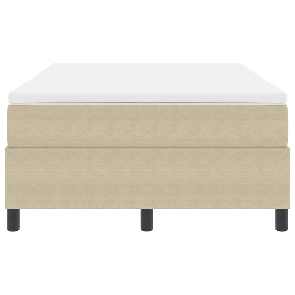 Lit à ressorts Gris clair et blanc 203 x 120 x 60 cm - XIOS