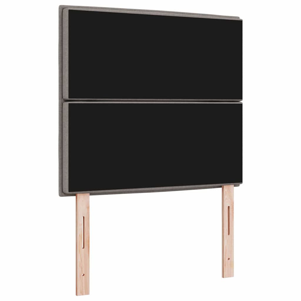 Tête de lit avec tête de lit Taupe 100 cm Cuir synthétique - XIOS