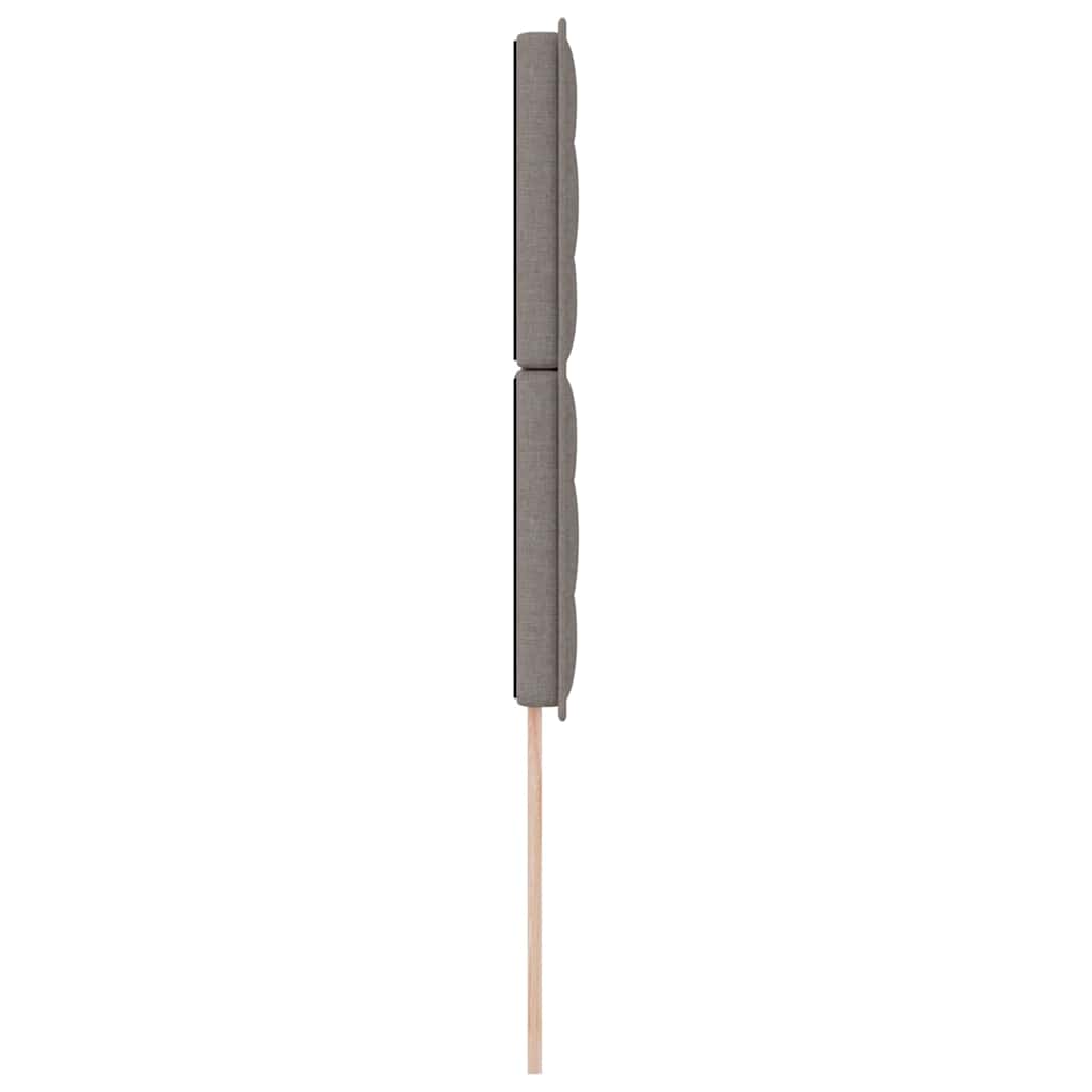 Tête de lit avec tête de lit Taupe 100 cm Cuir synthétique - XIOS