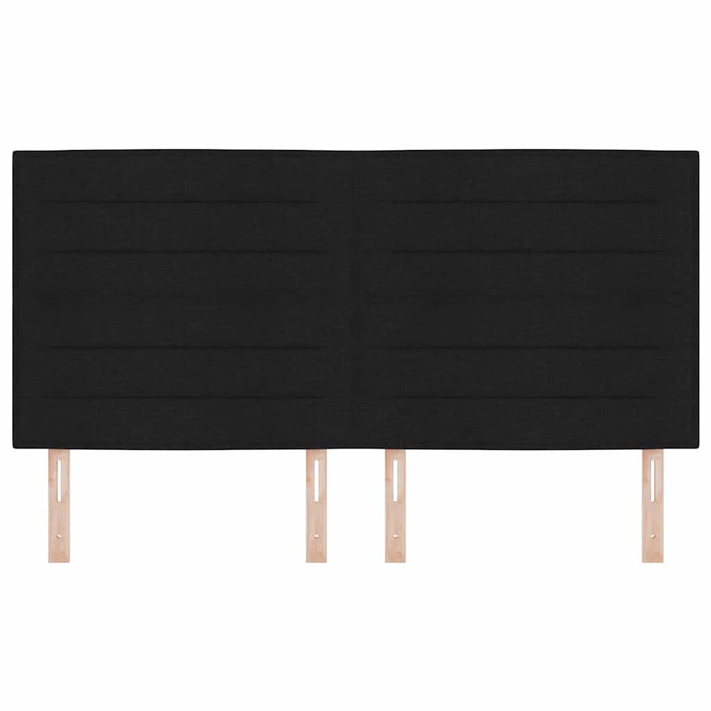 Tête de lit avec tête de lit Noir 180 cm Cuir synthétique - XIOS