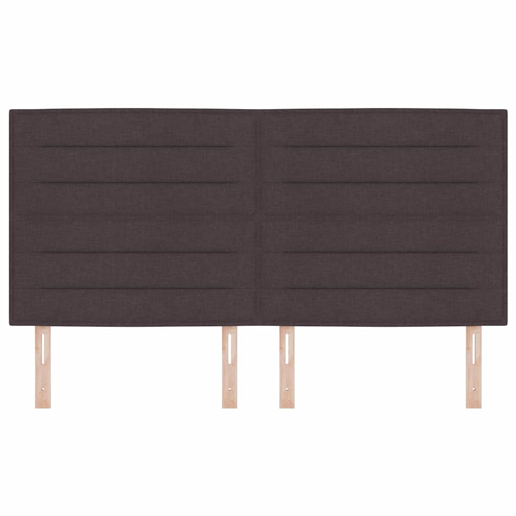 Tête de lit Marron foncé 180 cm Cuir synthétique