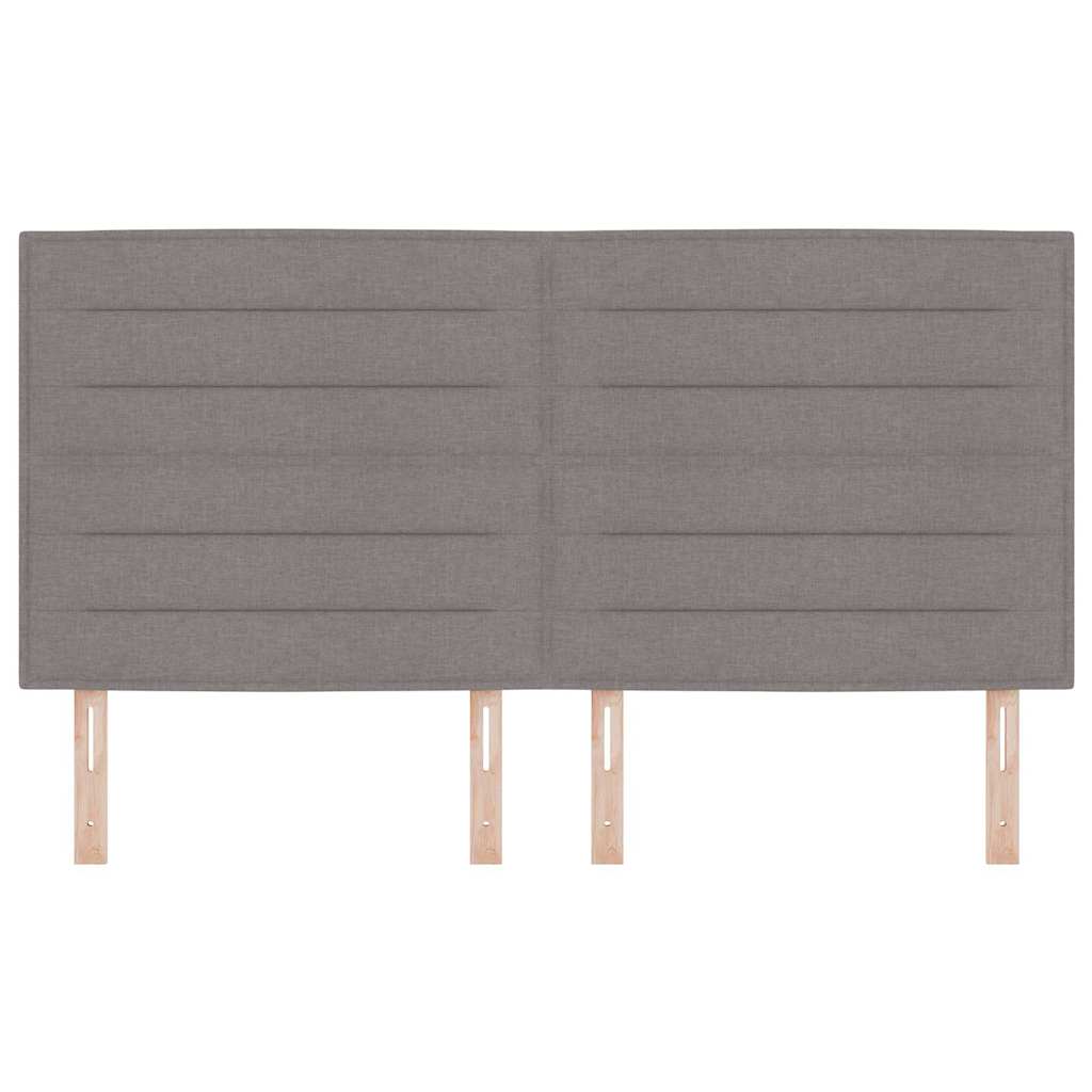 Tête de lit avec tête de lit Taupe 180 cm Cuir synthétique - XIOS