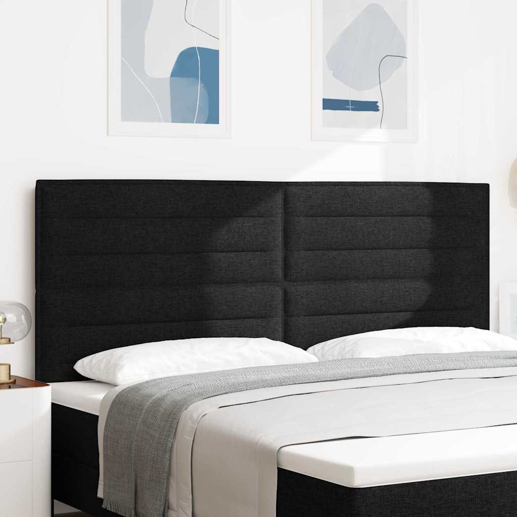 Tête de lit avec tête de lit Noir 200 cm Cuir synthétique - XIOS