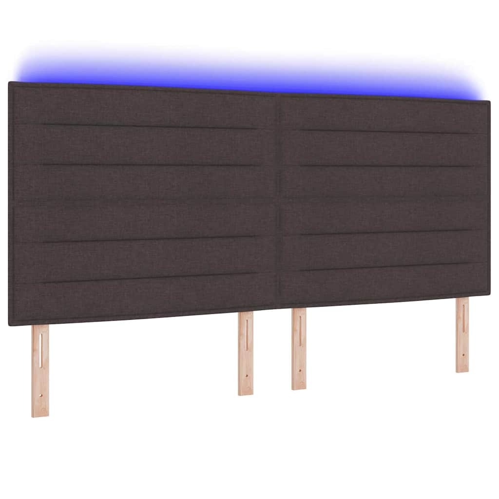 Tête de lit Marron foncé 200 cm Cuir synthétique - XIOS