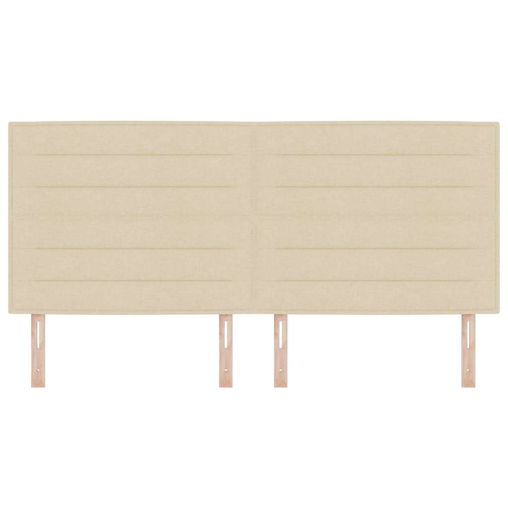 Tête de lit avec tête de lit Crème 200 cm Cuir synthétique - XIOS