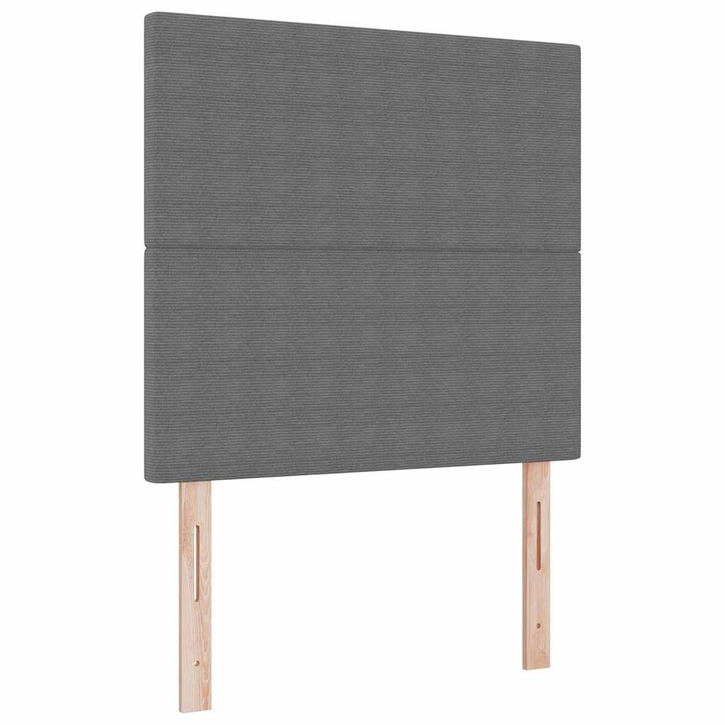 Tête de lit avec tête de lit Gris clair 80 cm Cuir synthétique - XIOS