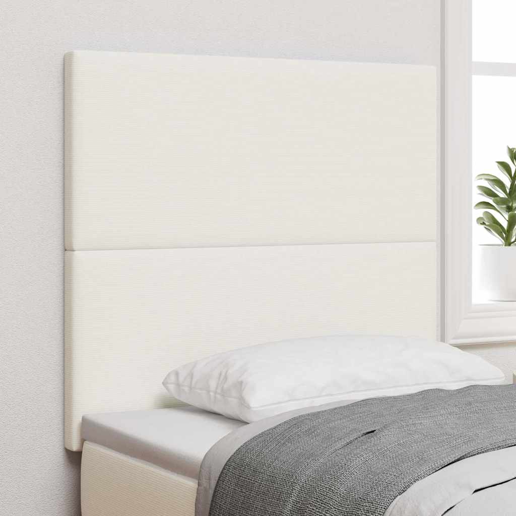 Tête de lit avec tête de lit Crème 100 cm Cuir synthétique - XIOS