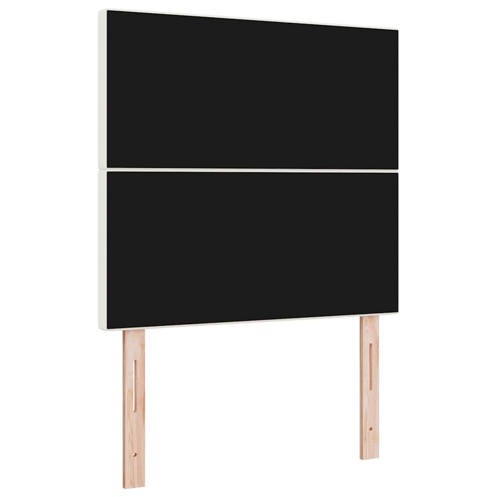 Tête de lit avec tête de lit Crème 100 cm Cuir synthétique - XIOS