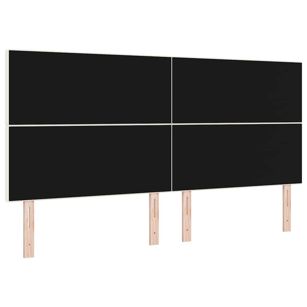 Tête de lit avec tête de lit Crème 200 cm Cuir synthétique - XIOS