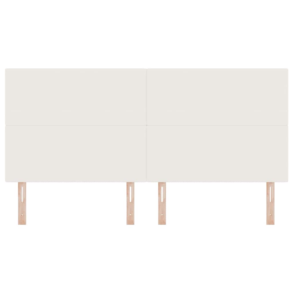 Tête de lit avec tête de lit Crème 200 cm Cuir synthétique - XIOS