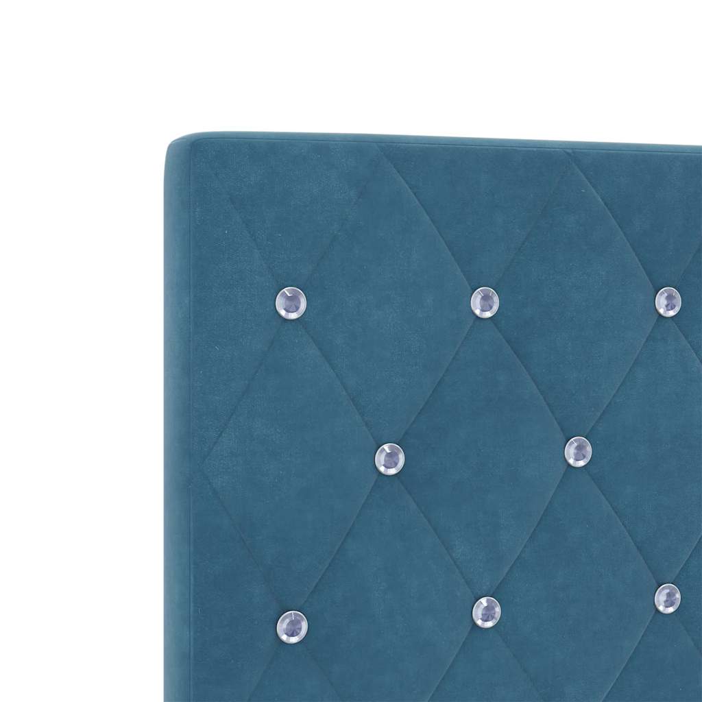 Tête de Lit en Velours Argyle Bleu foncé 200 cm Velours - XIOS