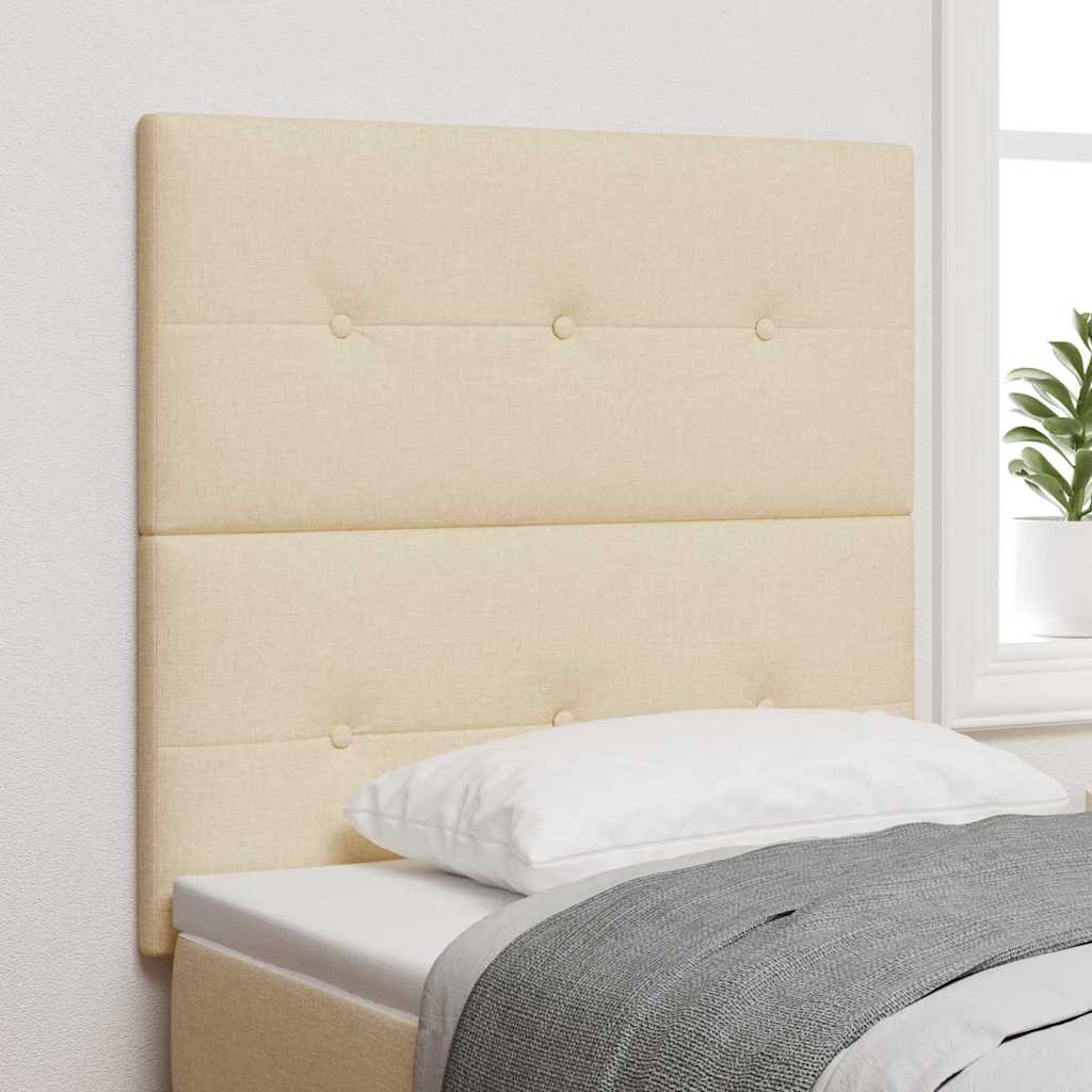 Tête de lit avec tête de lit Crème 80 cm Cuir synthétique - XIOS