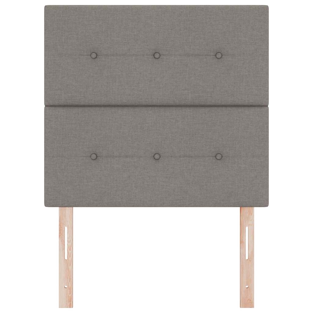 Tête de lit avec tête de lit Taupe 90 cm Cuir synthétique - XIOS