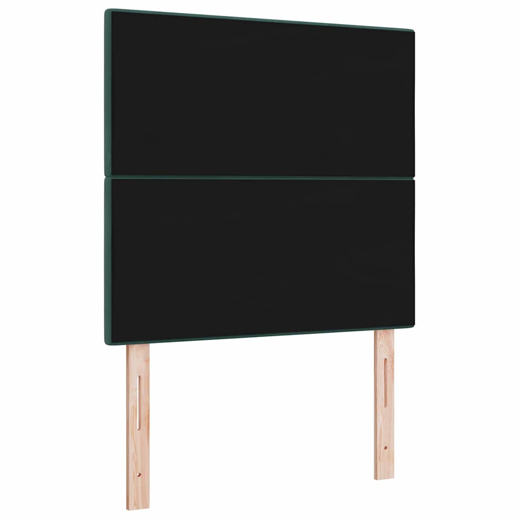 Tête de lit avec tête de lit Vert foncé 90 cm Cuir synthétique - XIOS