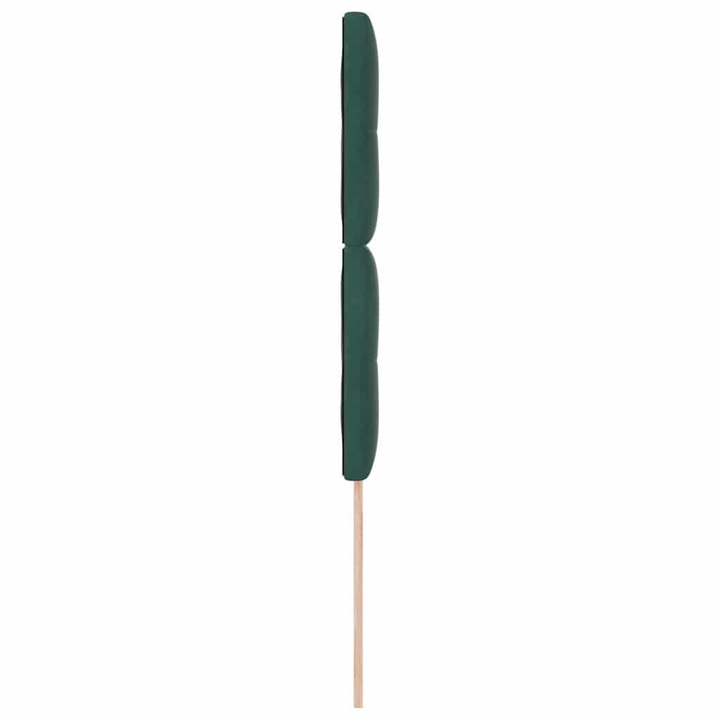 Tête de lit avec tête de lit Vert foncé 90 cm Cuir synthétique - XIOS