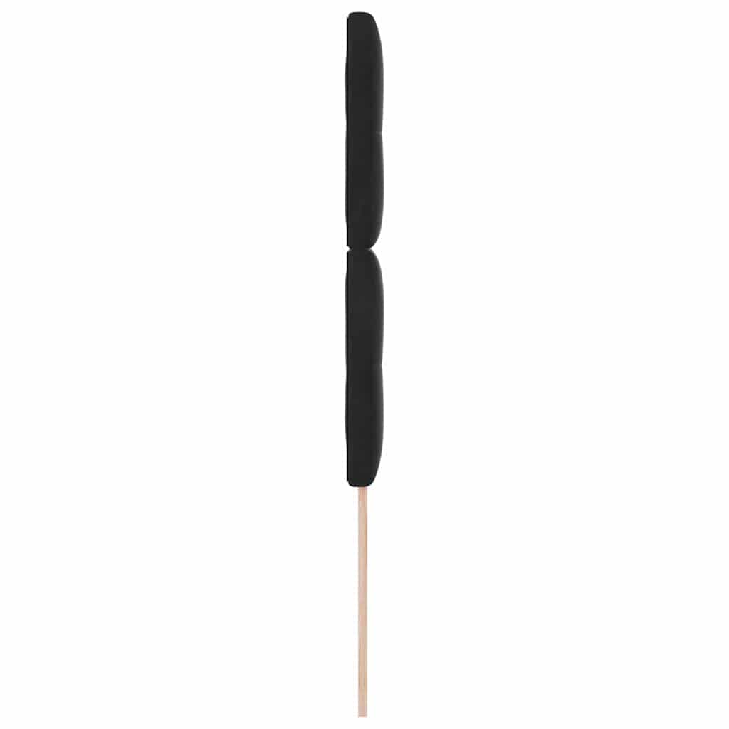 Tête de lit Montage mural avec tête de lit Noir 100 cm Velours - XIOS