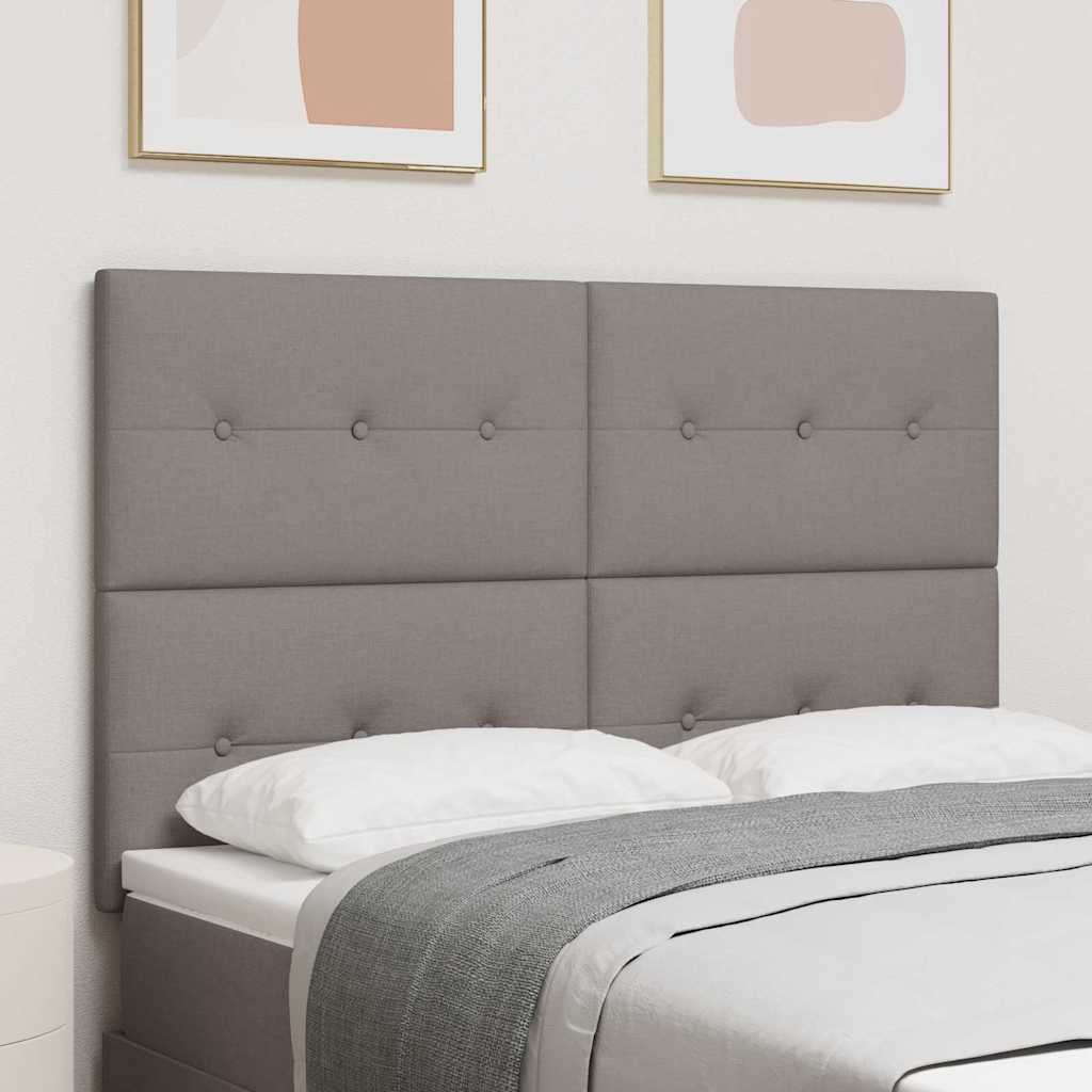 Tête de lit avec tête de lit Taupe 144 cm Cuir synthétique - XIOS
