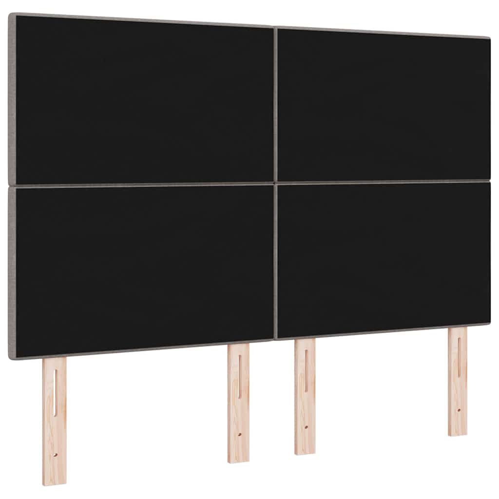 Tête de lit avec tête de lit Taupe 144 cm Cuir synthétique - XIOS