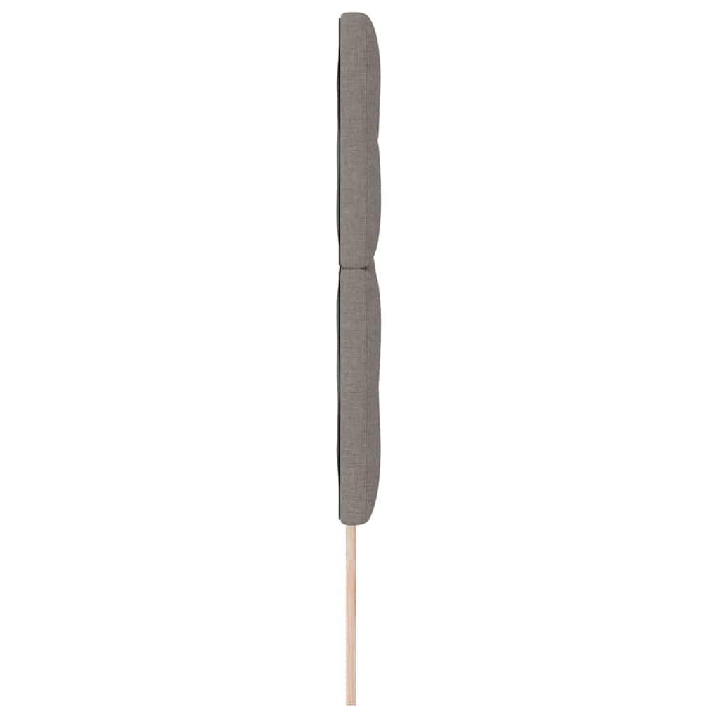 Tête de lit avec tête de lit Taupe 144 cm Cuir synthétique - XIOS