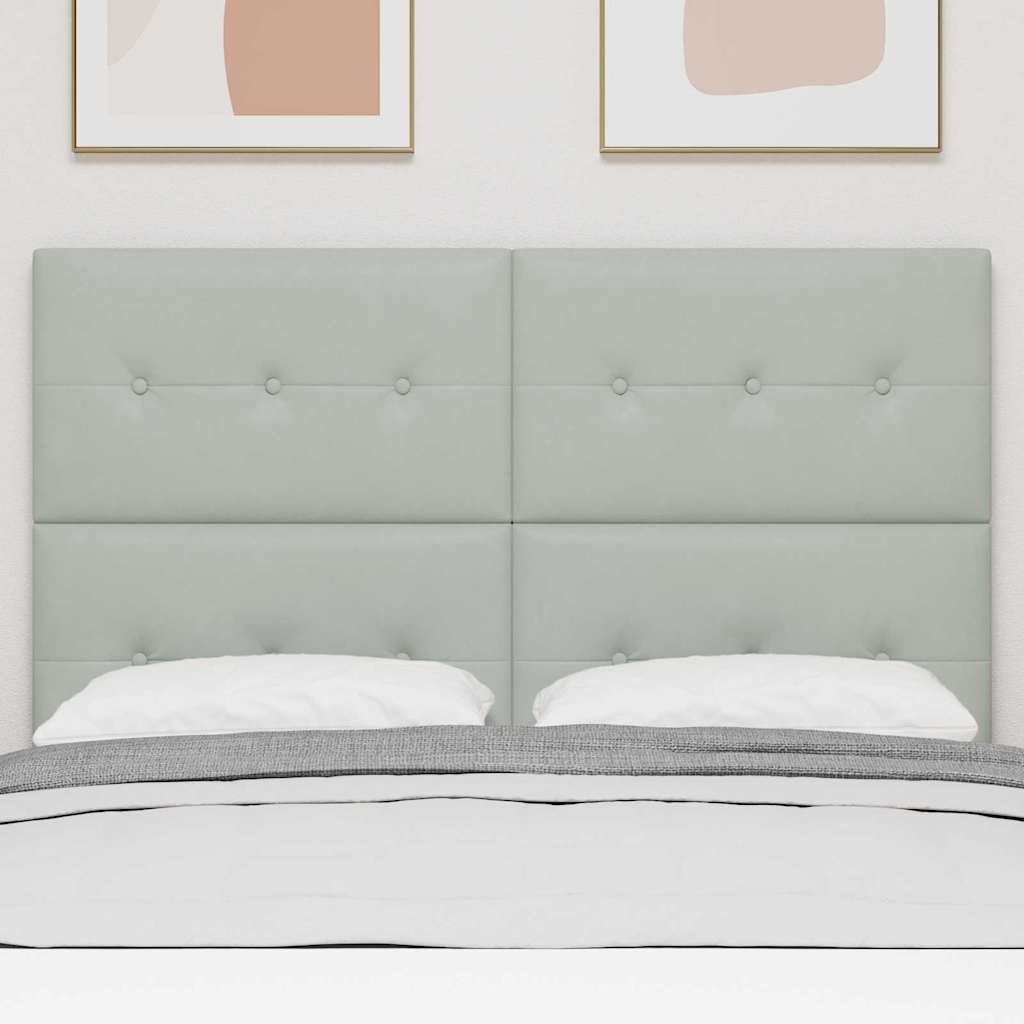 Tête de lit Gris clair 160 cm Velours - XIOS