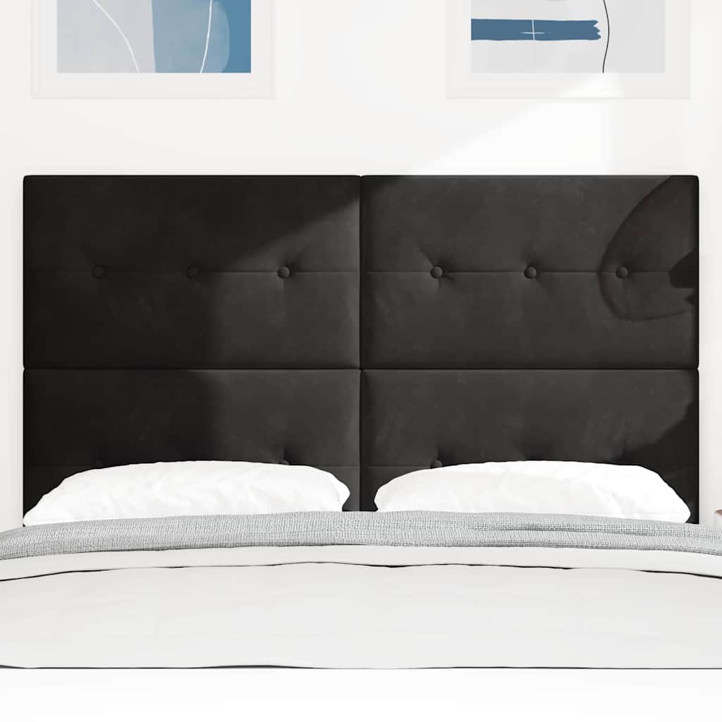 Tête de lit avec tête de lit Noir 160 cm Cuir synthétique - XIOS