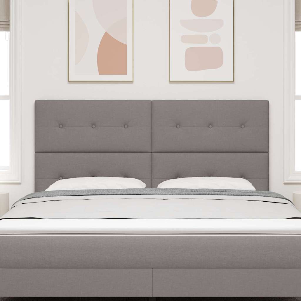 Tête de lit avec tête de lit Taupe 180 cm Cuir synthétique - XIOS