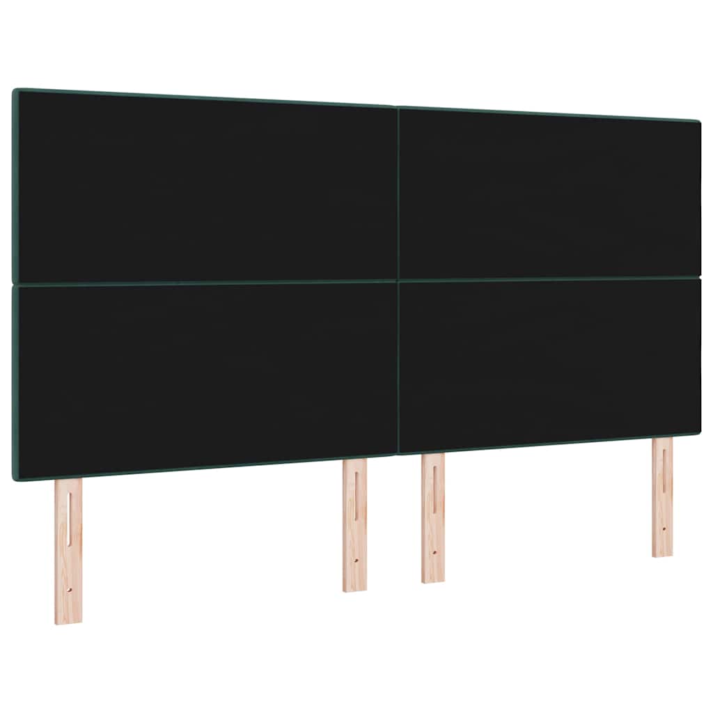 Tête de lit avec tête de lit Vert foncé 180 cm Cuir synthétique - XIOS