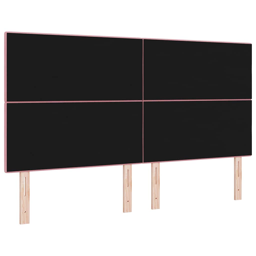 Tête de lit avec tête de lit Rose 180 cm Cuir synthétique - XIOS