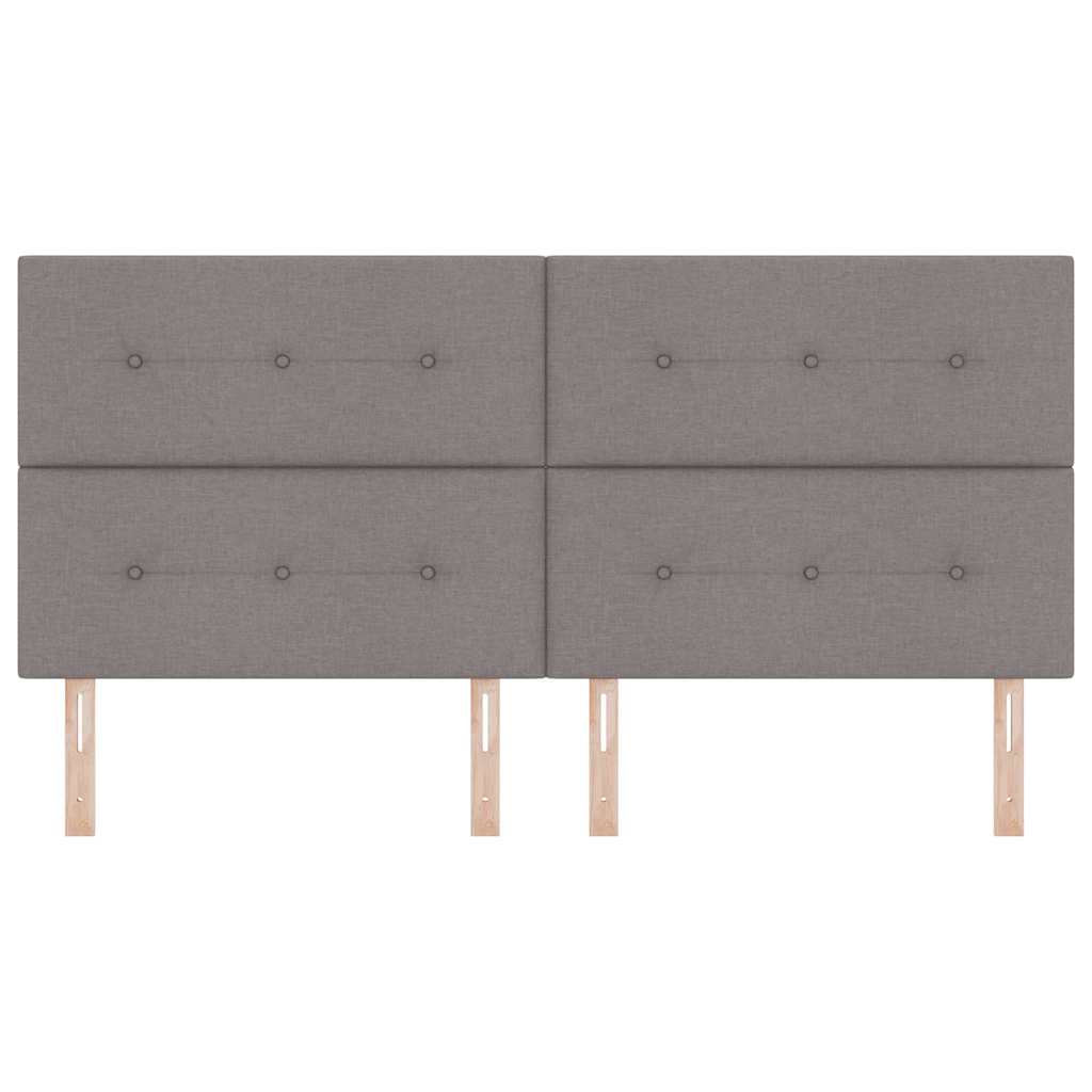 Tête de lit avec tête de lit Taupe 200 cm Cuir synthétique - XIOS