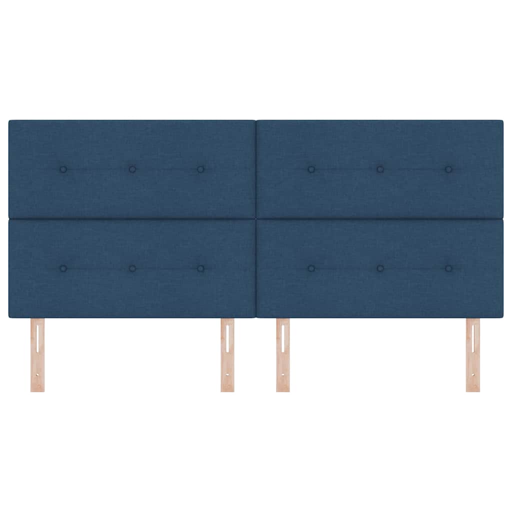 Tête de lit avec tête de lit Bleu 200 cm Cuir synthétique - XIOS