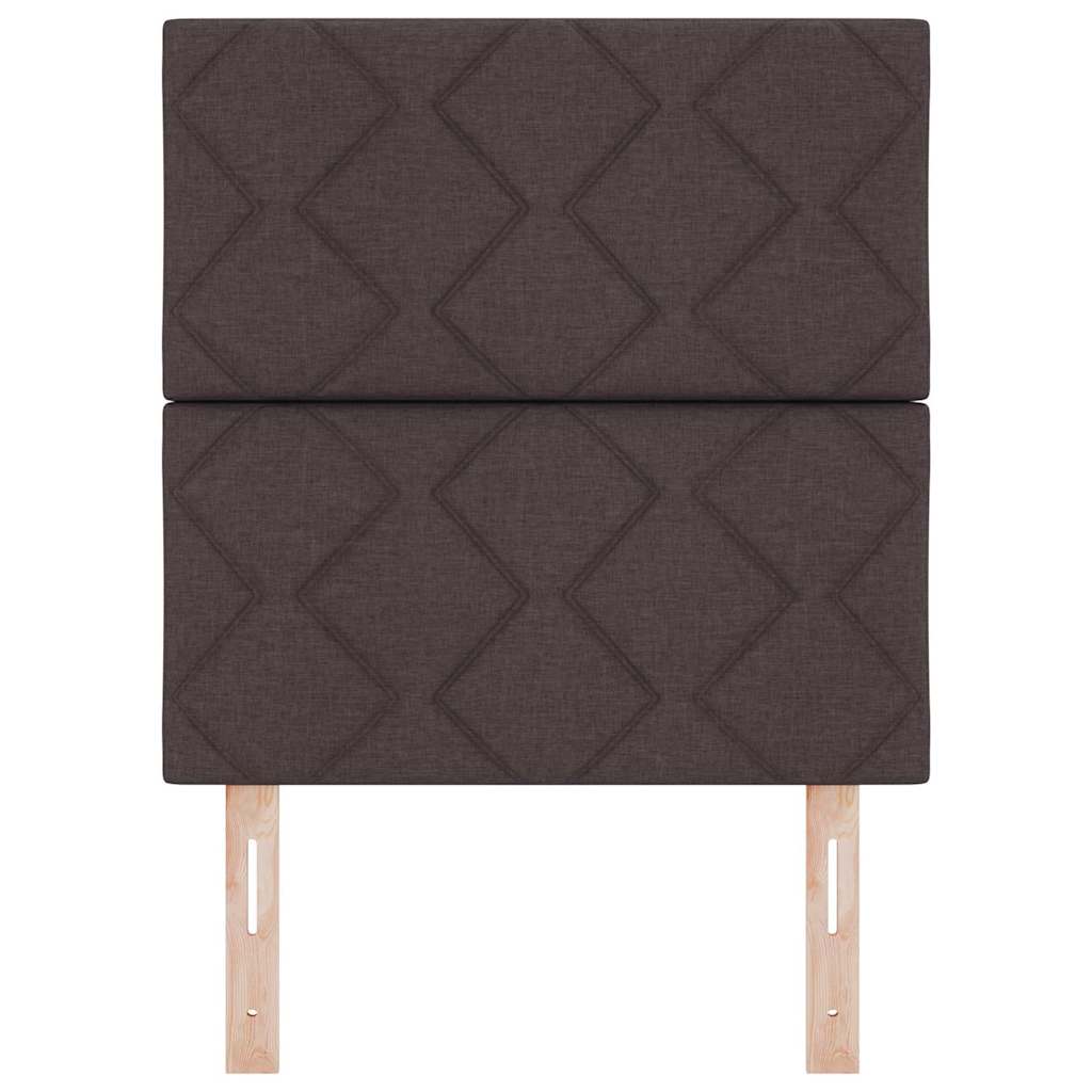 Tête de lit Marron foncé 80 cm Cuir synthétique