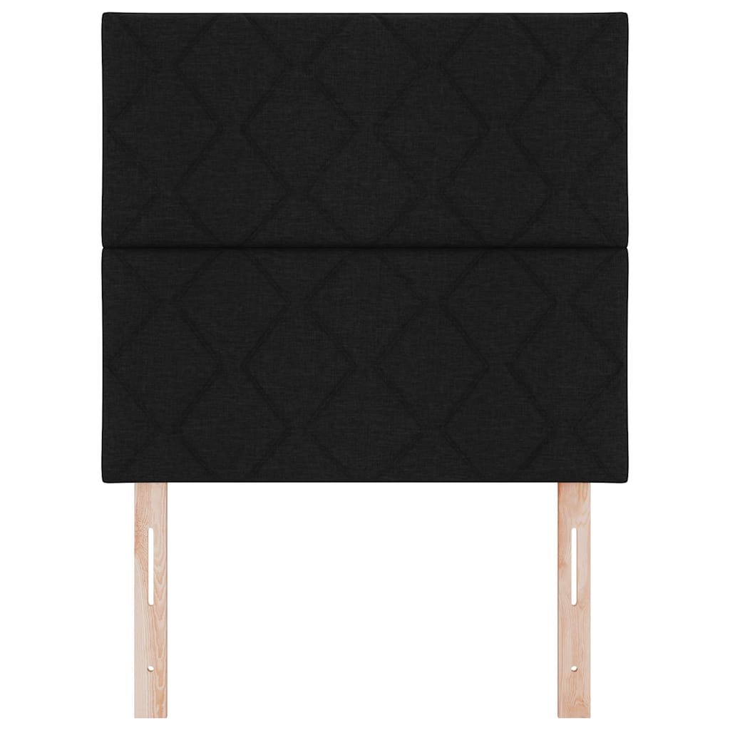 Tête de lit avec tête de lit Noir 100 cm Cuir synthétique