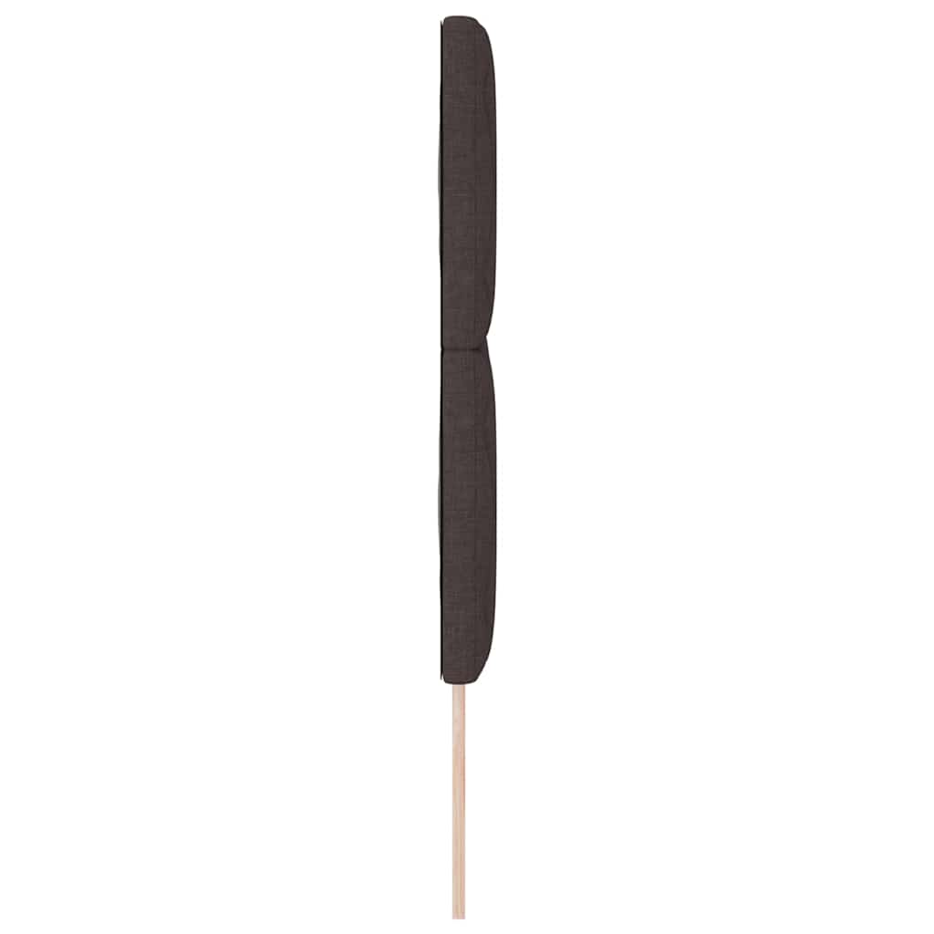 Tête de Lit en Tissu Géométrique Marron foncé 140 cm tissu - XIOS