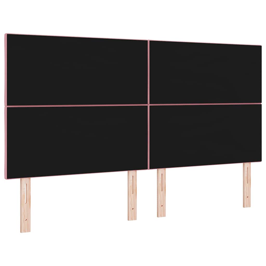 Tête de lit avec tête de lit Rose 180 cm Velours - XIOS