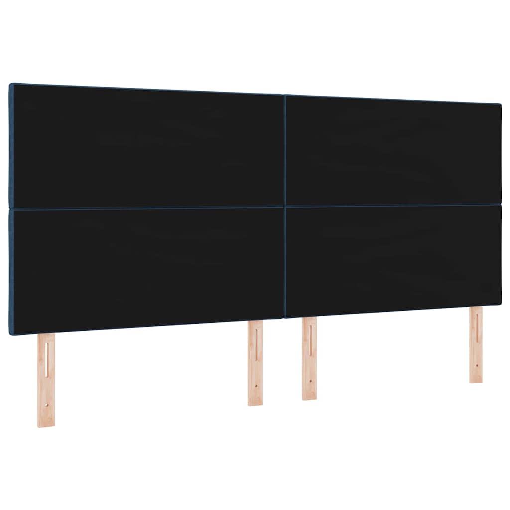 Tête de Lit en Tissu Géométrique Bleu 200 cm tissu - XIOS