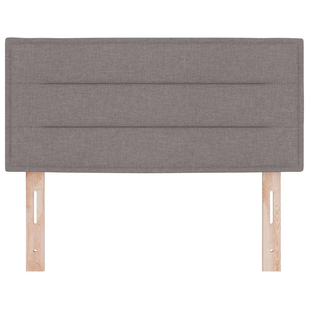 Tête de lit LED avec des lumières à LED Taupe 90 cm Polyester