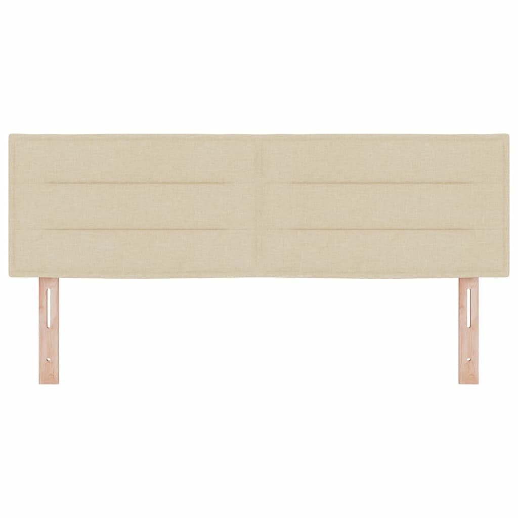 Tête de lit LED avec des lumières à LED Crème 144 cm Polyester - XIOS