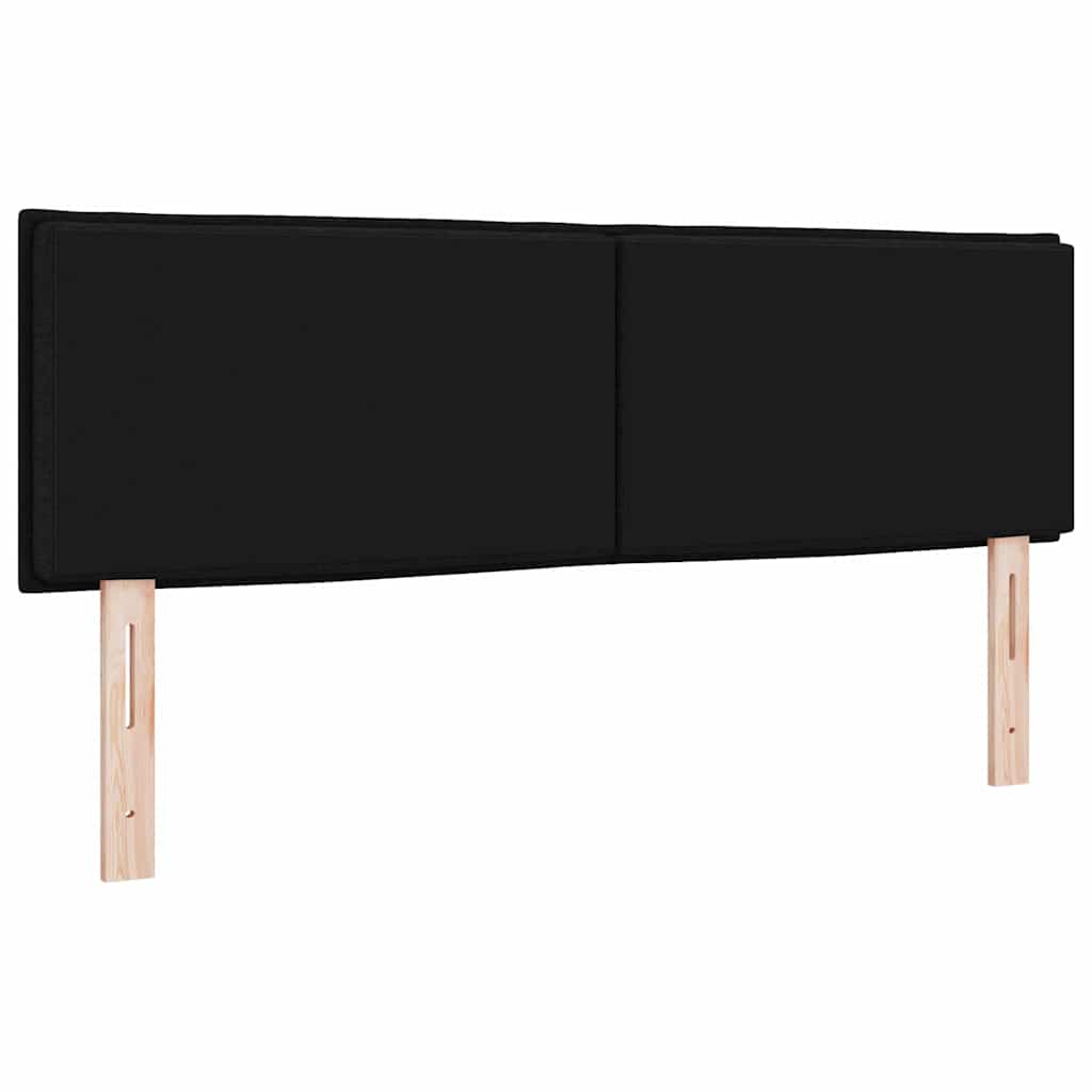 Tête de lit LED avec des lumières à LED Noir 160 cm Polyester - XIOS