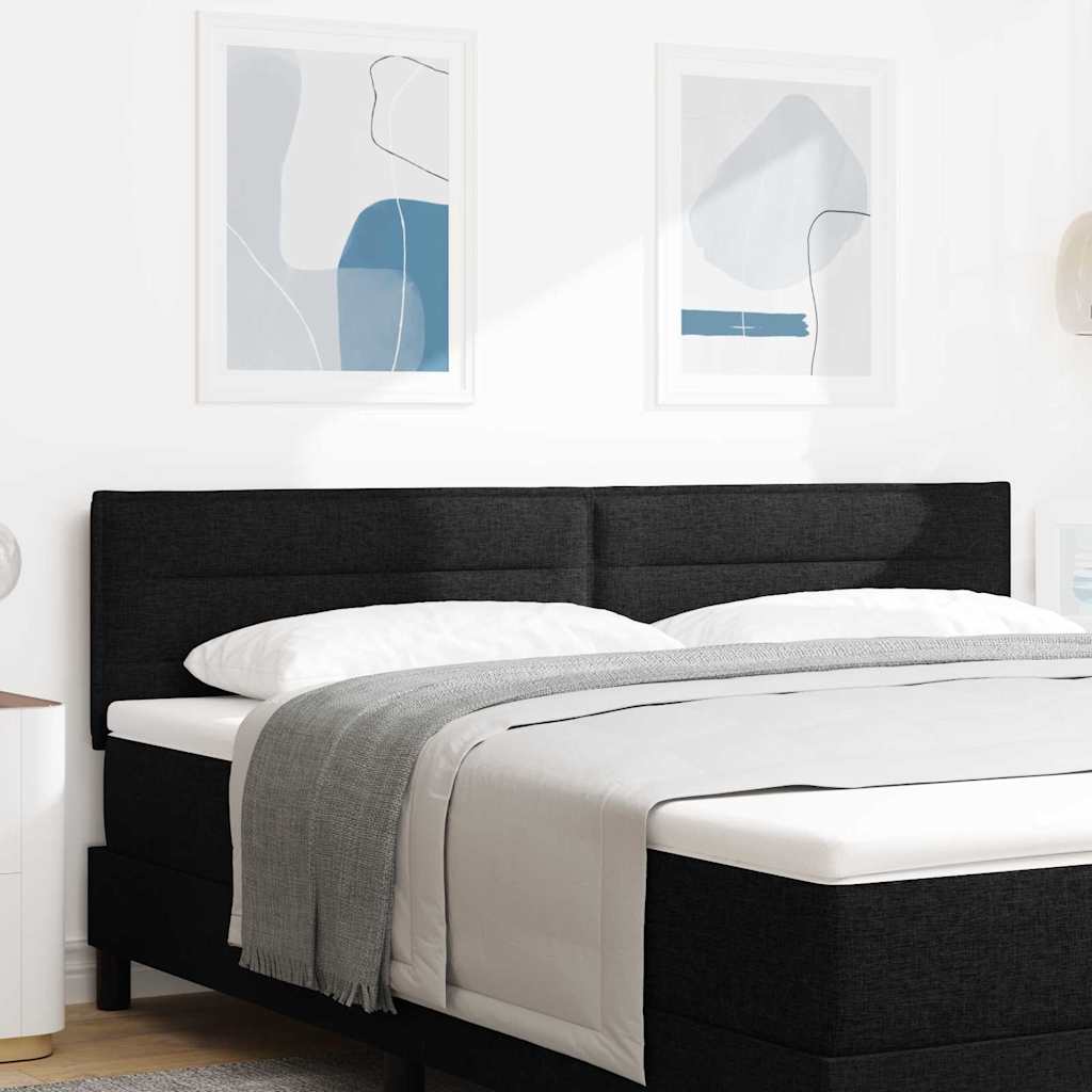 Tête de lit LED avec des lumières à LED Noir 180 cm Polyester - XIOS