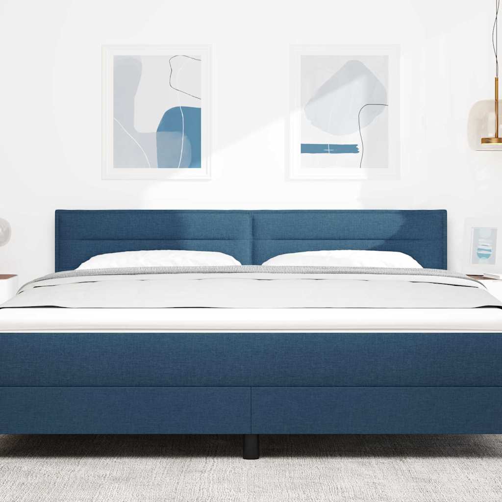 Tête de lit LED avec des lumières à LED Bleu 180 cm Polyester - XIOS