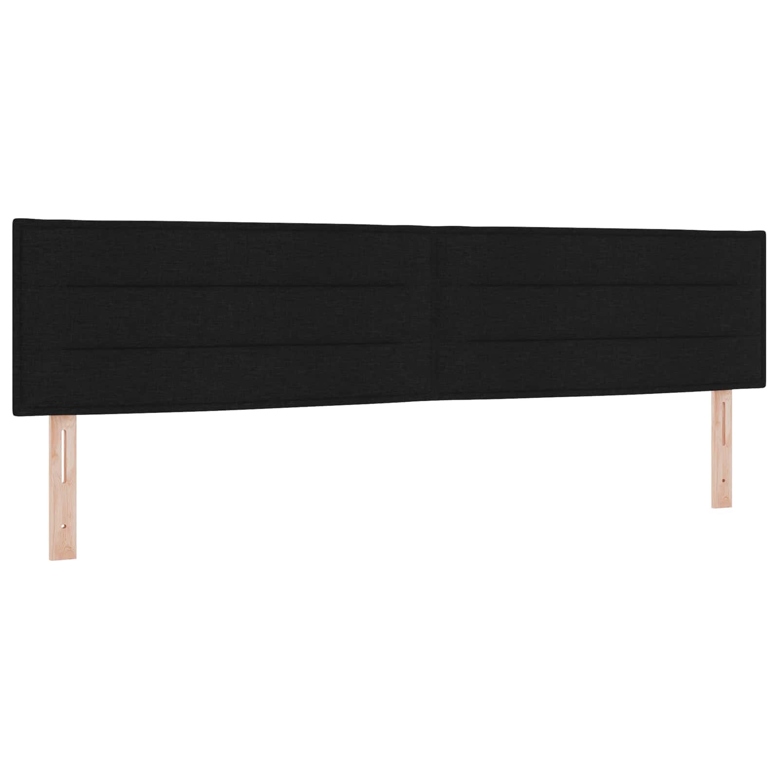 Tête de lit LED avec des lumières à LED Noir 200 cm Polyester - XIOS