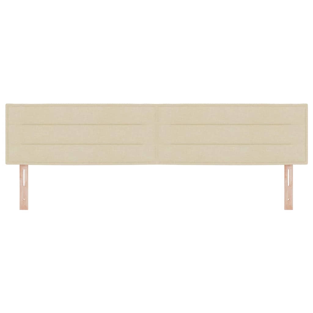 Tête de lit LED avec des lumières à LED Crème 200 cm Polyester - XIOS