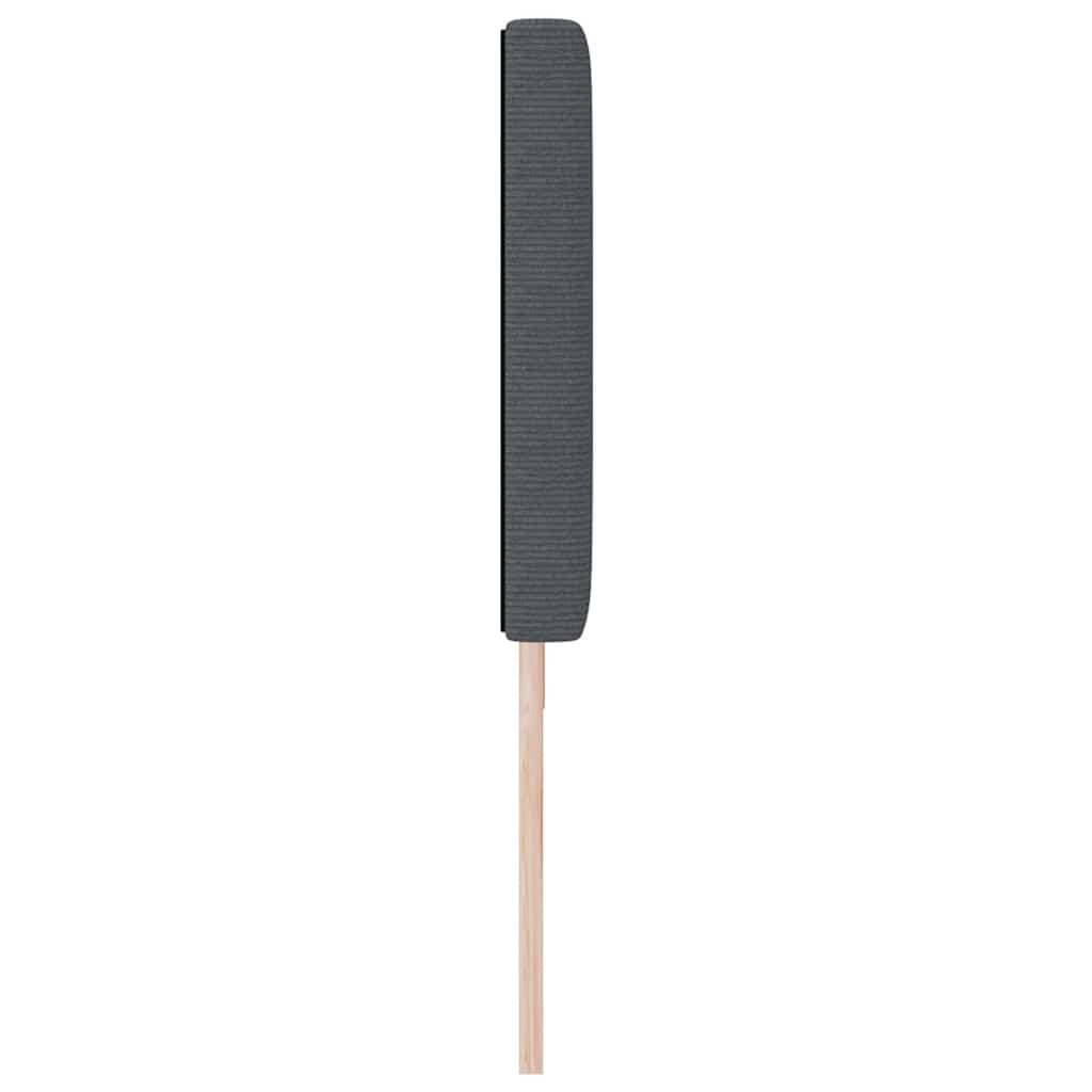 Tête de lit LED avec tête de lit Gris foncé 180 cm Polyester - XIOS
