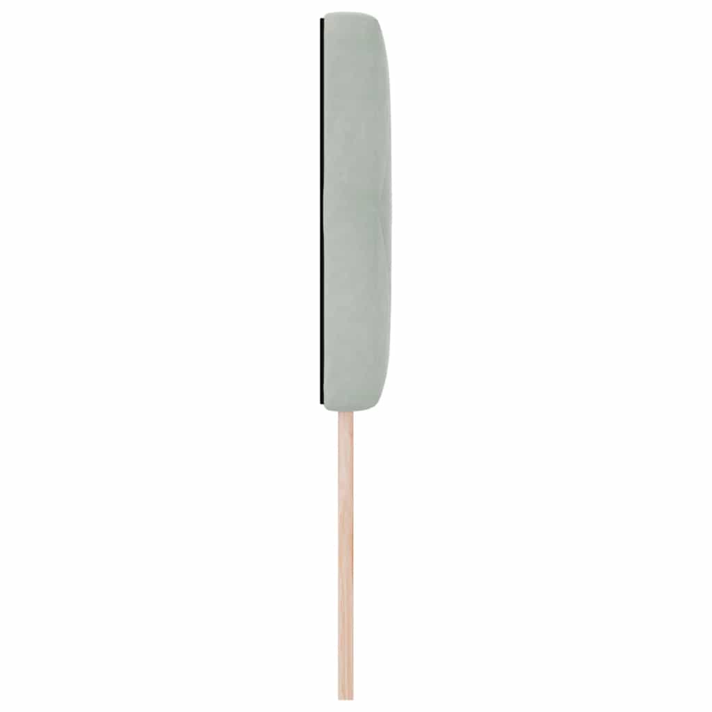 Tête de lit LED avec bandes LED Gris clair 80 cm Velours - XIOS