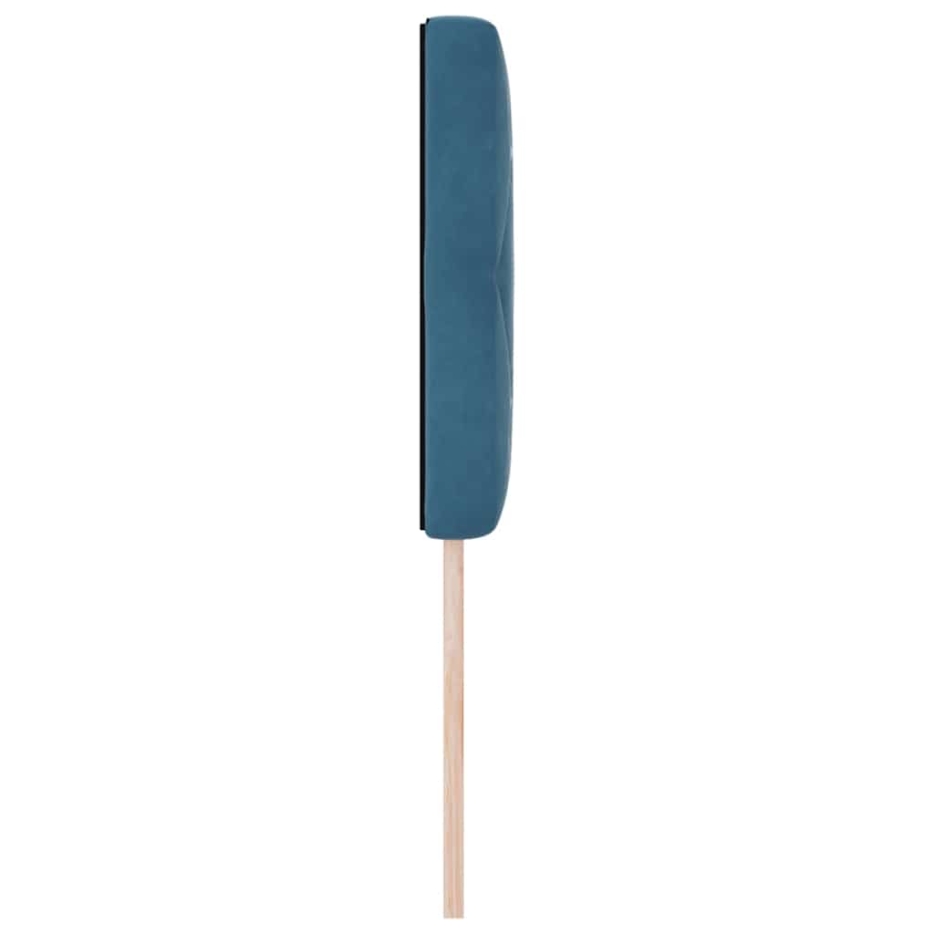 Tête de lit LED avec bandes LED Bleu foncé 80 cm Velours - XIOS