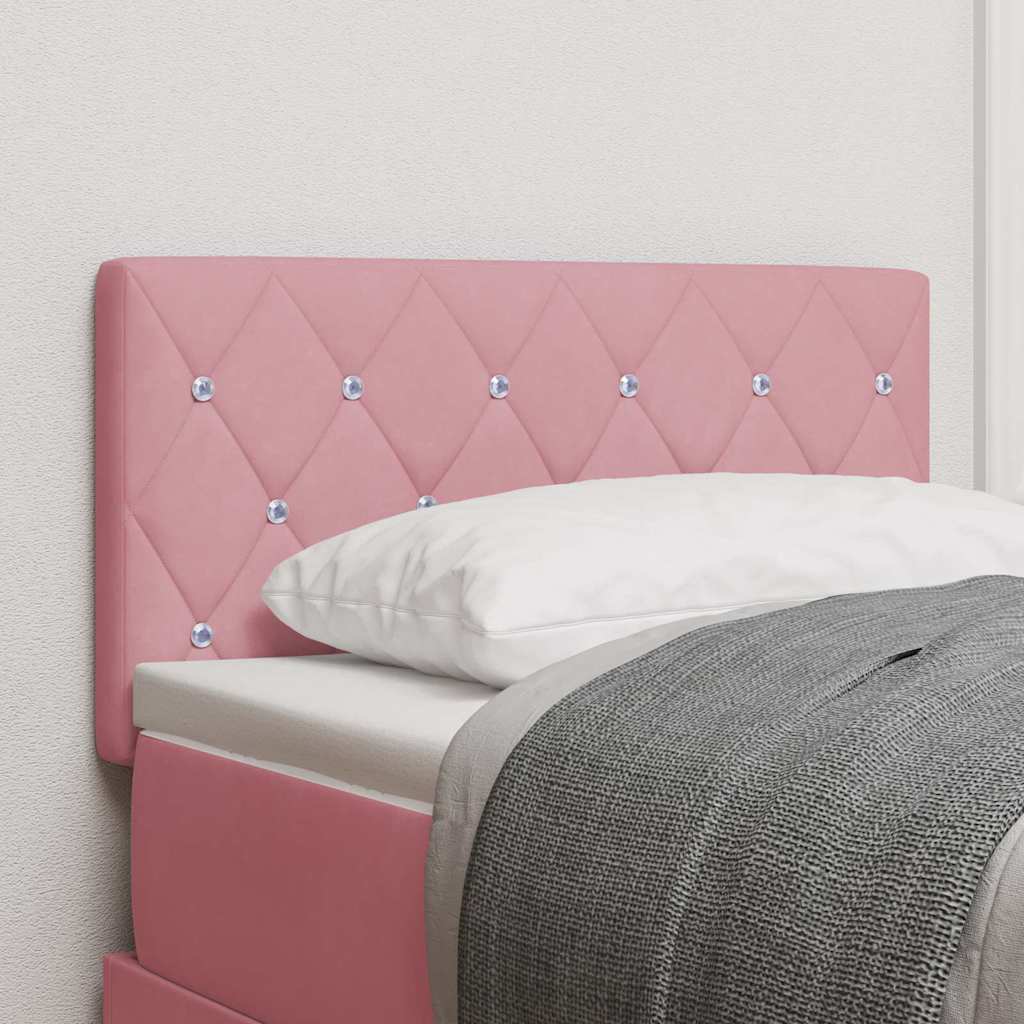 Tête de lit LED avec des lumières à LED Rose 80 cm Polyester - XIOS