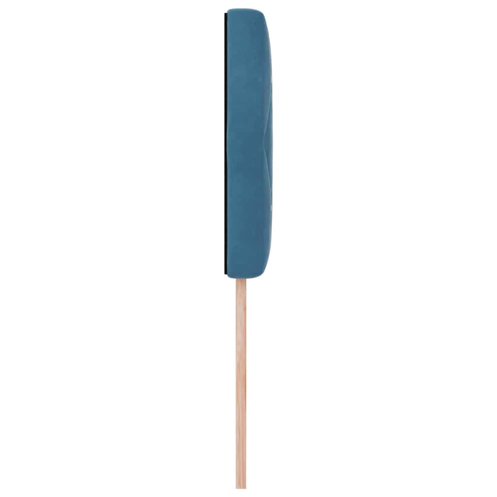 Tête de Lit LED Argyle Bleu foncé 100 cm Velours - XIOS