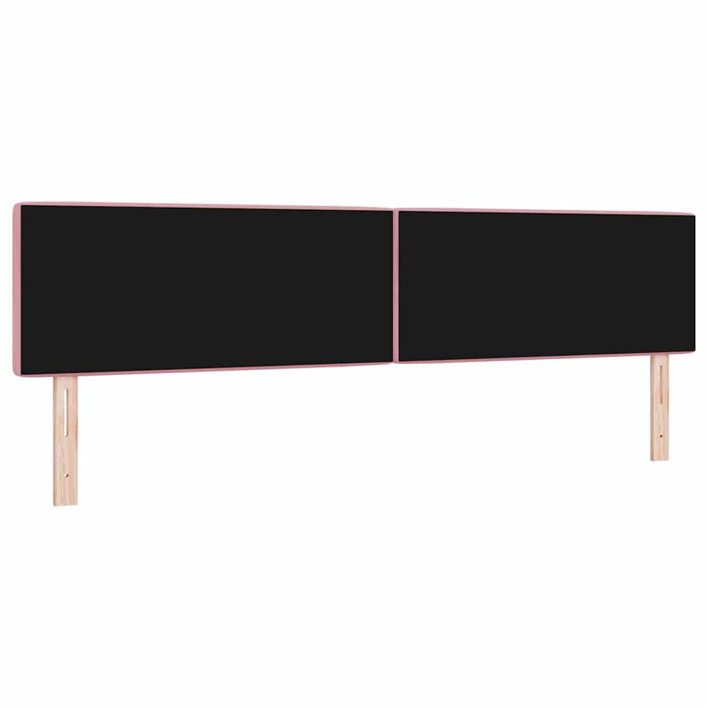 Tête de lit LED avec des lumières à LED Rose 200 cm Polyester - XIOS