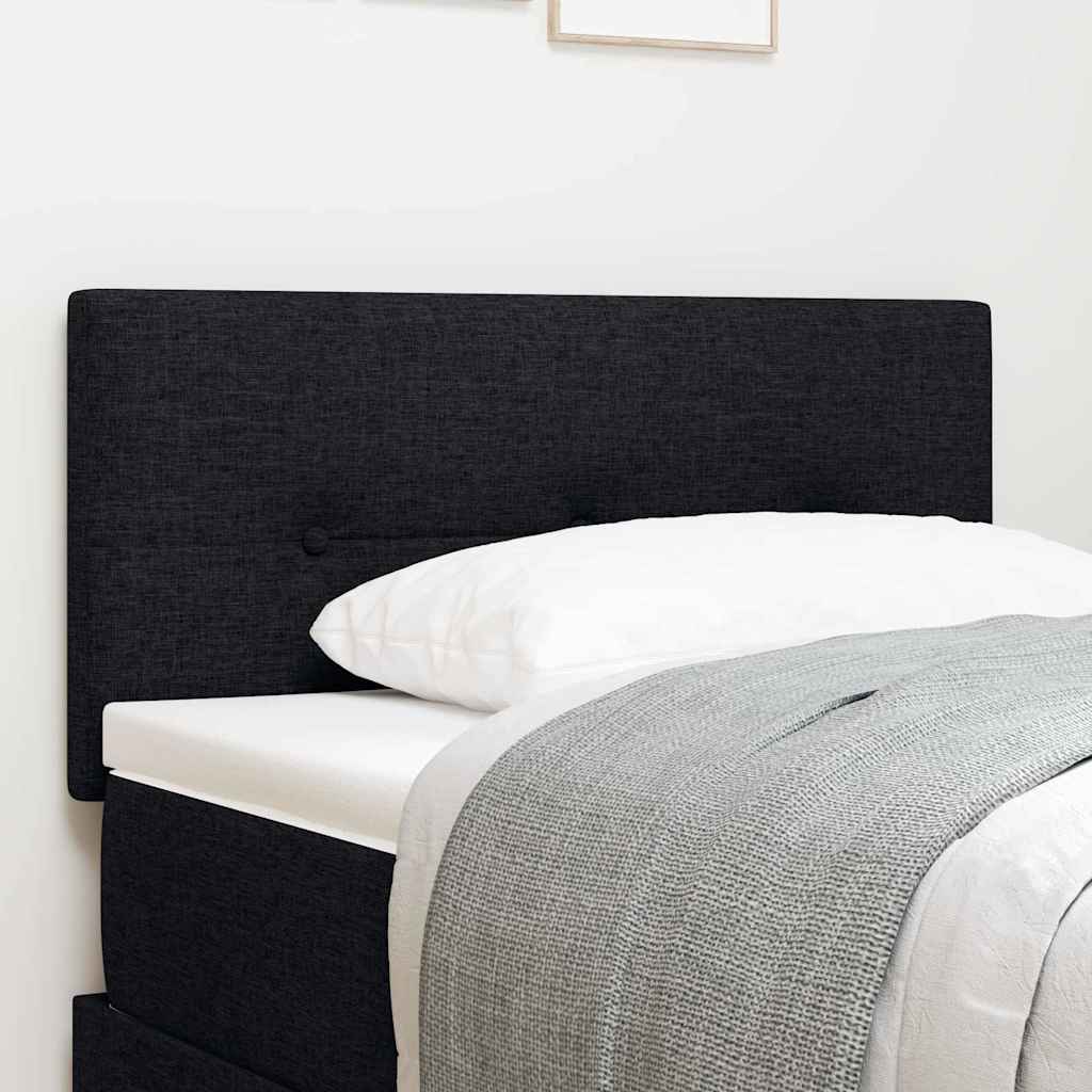 Tête de lit LED avec bandes LED Noir 80 cm tissu - XIOS