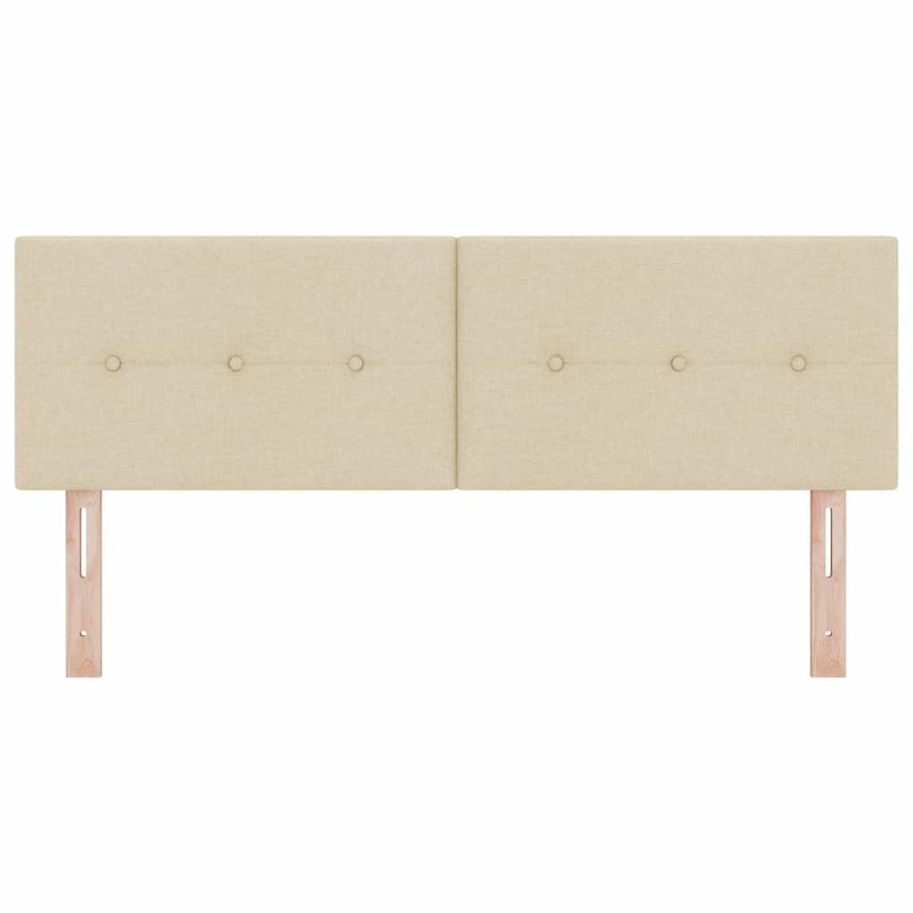 Tête de lit LED avec des lumières à LED Crème 144 cm Polyester - XIOS